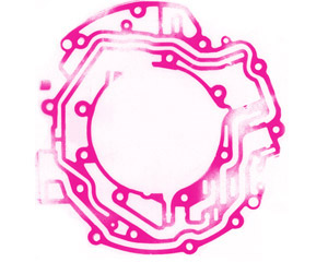 Fig 2: Quickly Developed, Fujifilm Prescale ® Dramatically Reveals a Complete Pressure Map