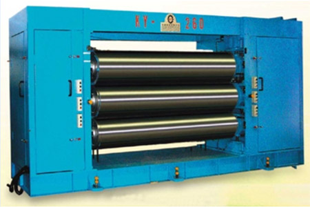 Fig 1: Three-roller Calender