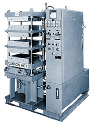 Fig 1: Three-opening, Heated Lamination Press lamination press