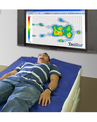 Fig 1: Bodyfitter sensor on a mattress in a retail environment Mattress Sensor
