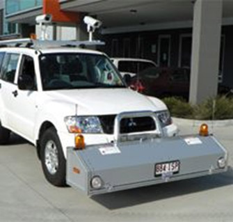 Fig 2: Van Fitted with a Laser Profilometer. figure 2