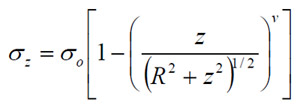 Fig 2: Froehlich Modification to Boussinesq Equation equation 2