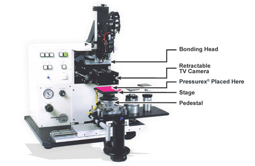 Pressurex® Reveals a Pressure Profile Across the Surface of a Flip Chip Bonder