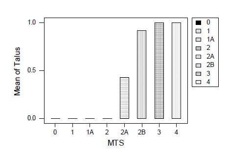 Figure 14: Talus Fracture by MTS figure 14