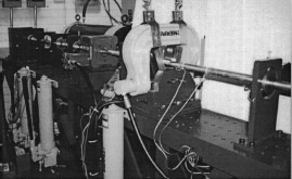Fig. 2 Photograph of the stored-energy Kolsky bar apparatus Fig. 2 Photograph of the stored-energy Kolsky bar apparatus