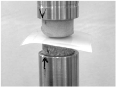 Fig. 2 The experimental set-up for contact pressure measurement figure 2