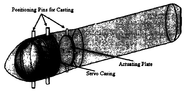 Figure 2-1: 3-D CAD model of fish with extended tail. figure 2.1