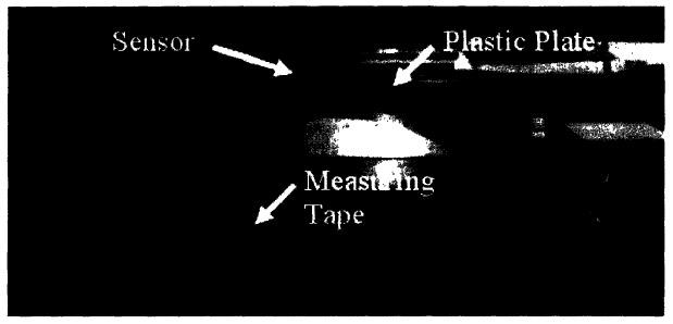 Figure 5-2: Picture of calibration set-up figure 5.2