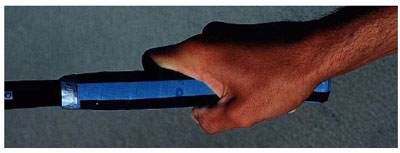Figure 17. Continental gripping technique figure 17