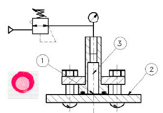 Scheme of the calibration test rig Figure 4: Scheme of the calibration test rig