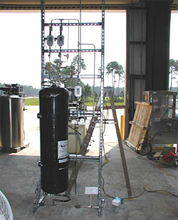 Figure 2.1.2: Liquid/supercritical CO2 injection system. figure 2.1.2