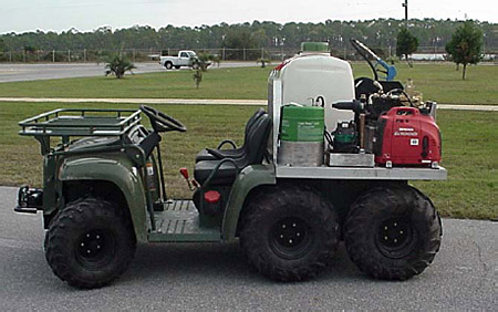 Figure 2.2.1: Side view of the 14 gpm FRE vehicle with optional equipment. figure 2.2.1