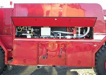 Figure 3.3.10: The UHP P-19’s driver’s side plumbing. figure 3.3.10