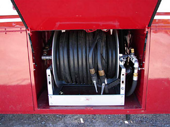 Figure 3.5.2: The UHP P-19 combined agent hand line reel. figure 3.5.2