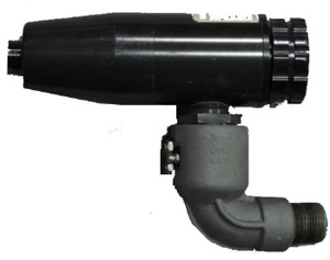 Figure 4.3.3: UHP P-19 tested 300 gpm combined agent Williams Hydro-ChemTM bumper turret nozzle. figure 4.3.3