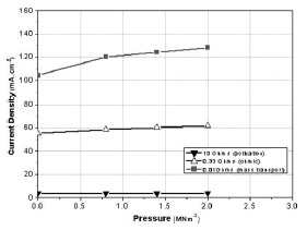 Fuel Cell Fig. 9 Variation in the cell current density for different electronic loads