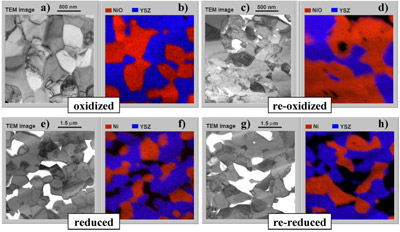 Fig. 11. Microstructural changes in anode and anode substrate. figure 11