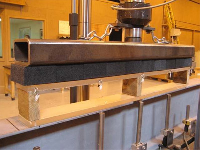 Figure 3.4 Testing setup for a simulation of block stack storage system. figure 3.4
