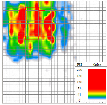 MDT on higher moisture content sand, first pass. Figure B2. MDT on higher moisture content sand, first pass.