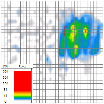 Traction test on sand, second pass. Figure B5. Traction test on sand, second pass.