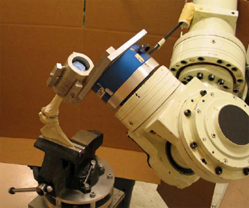 Biomechanics Figure 16 Contact validation setup with robotic manipulation device.